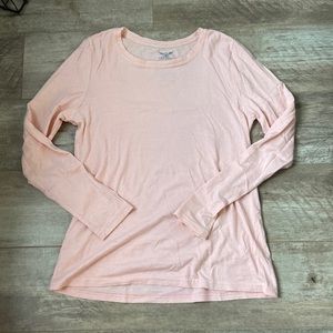Peach long sleeve tee